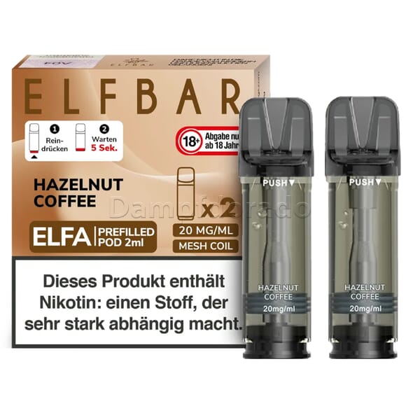 Elf Bar Elfa Pods hazelnut coffee