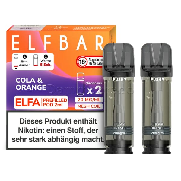 Elf Bar Elfa Pods cola &amp; orange