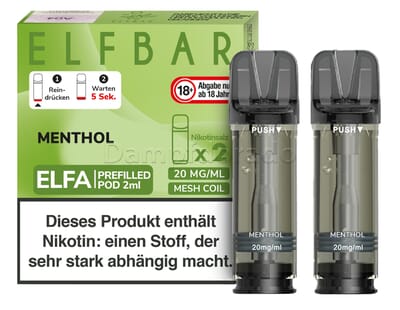 Elf Bar Elfa Pods menthol