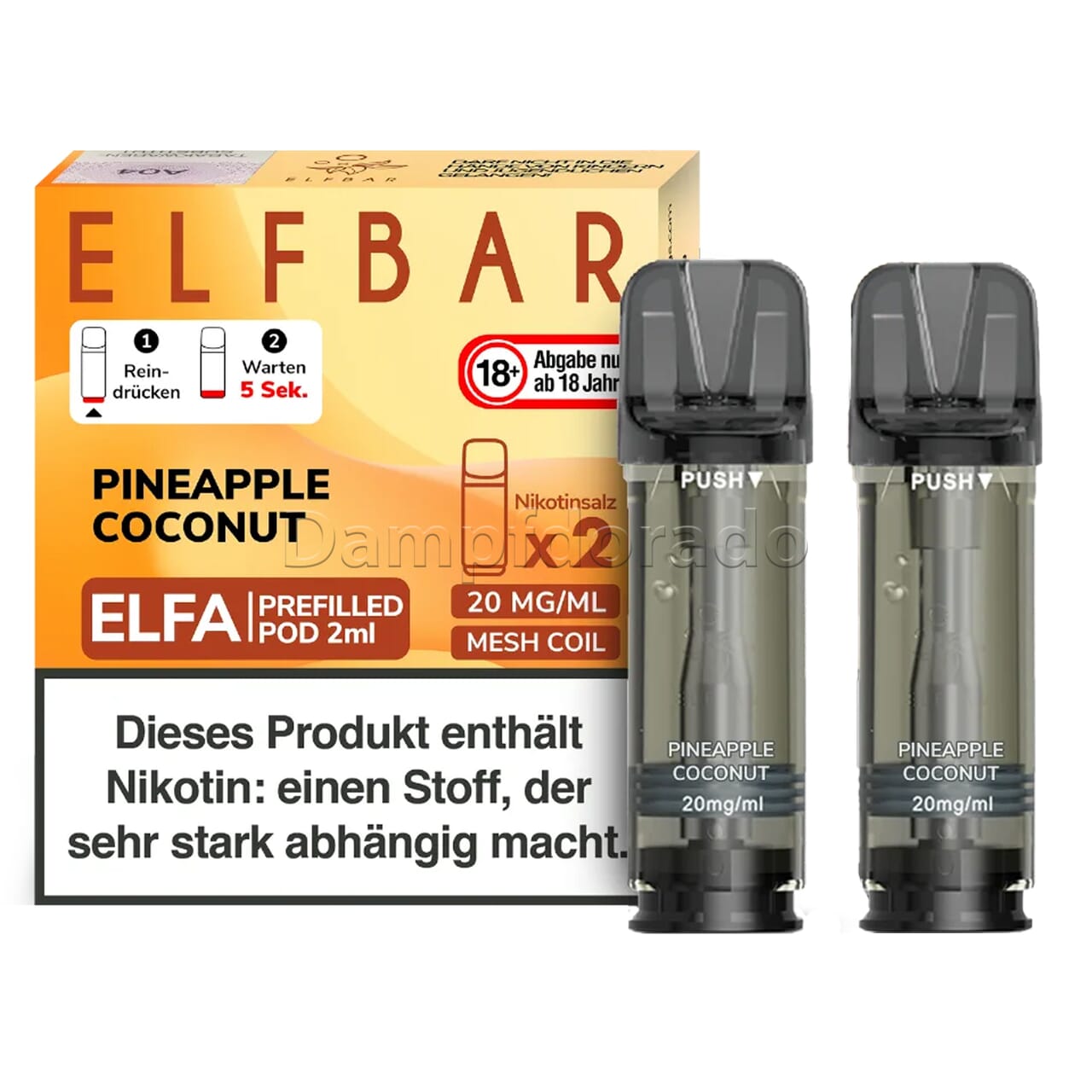 Elf Bar Elfa Pods pineapple coconut
