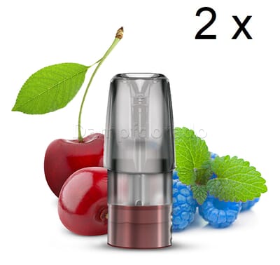 2 Elf Bar Mate 500 Pods blue razz cherry