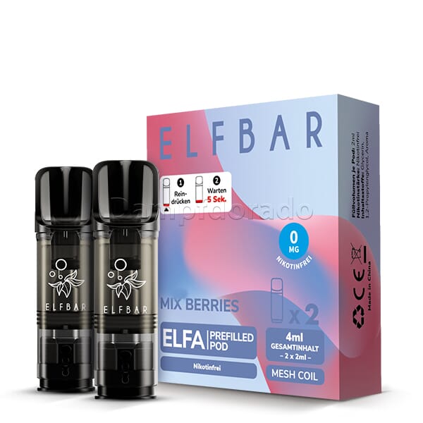 Elf Bar Elfa Pods nikotinfrei - 2er Pack - 6,49 € | Dampfdorado