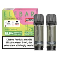 elfbar elfa master akku Elf Bar ELFA CP Prefilled Pod Apple Peach main image 1