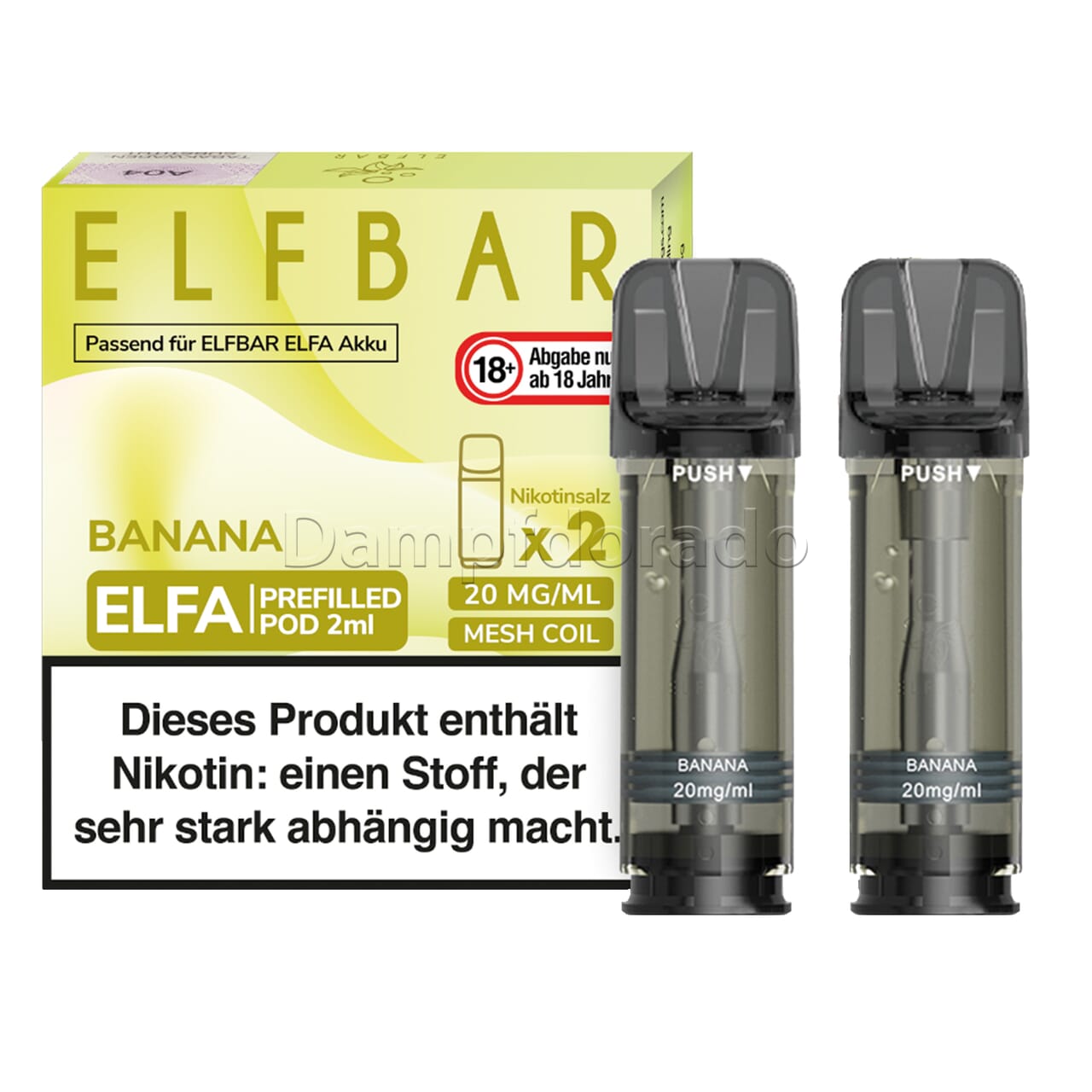 elfbar banane liquid Elfbar Elfa CP Einweg Pod Banana online kaufen main image 0