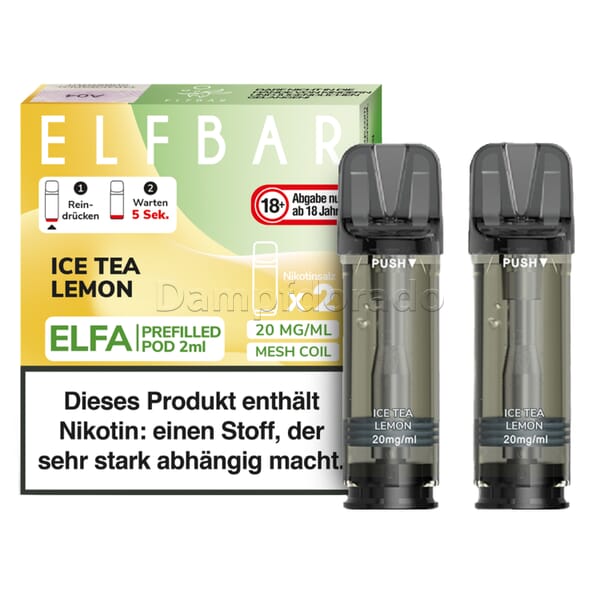 Elf Bar Elfa Pods ice tea lemon