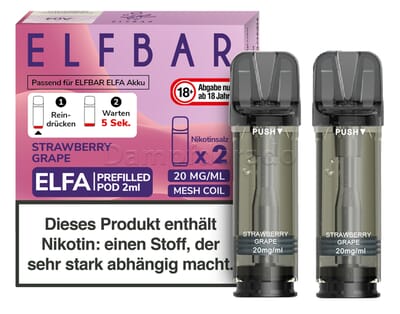 Elf Bar Elfa Pods strawberry grape