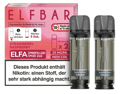 Elf Bar Elfa Pods strawberry raspberry