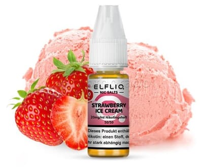 Liquid Strawberry Ice Cream - Elfliq Nikotinsalz