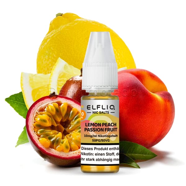 Liquid Lemon Peach Passionfruit - Elfliq Nikotinsalz
