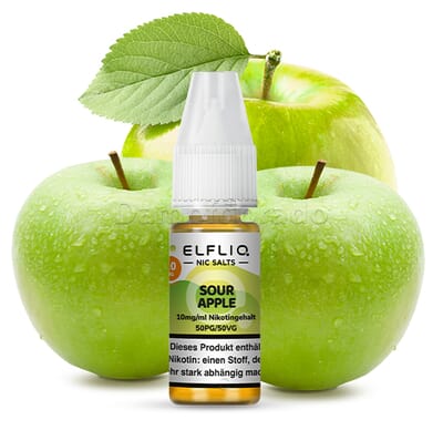 Liquid Sour Apple - Elfliq Nikotinsalz