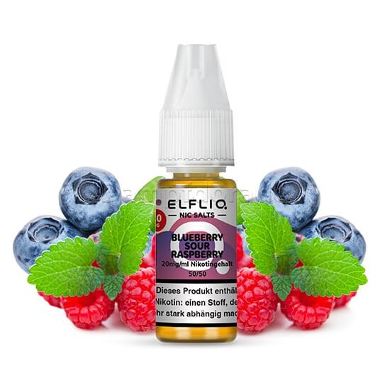 Liquid Blueberry Sour Raspberry - Elfliq Nikotinsalz