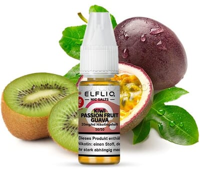 Liquid Kiwi Passionfruit Guava - Elfliq Nikotinsalz