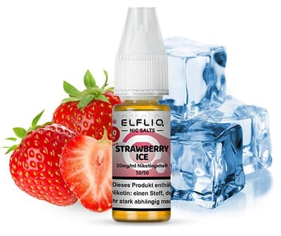 Liquid Strawberry Ice - Elfliq Nikotinsalz
