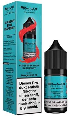 Liquid Blueberry Sour Raspberry - ELUX Nikotinsalz