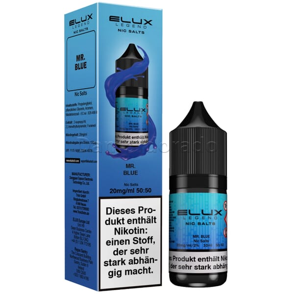 Liquid Mr Blue - ELUX Nikotinsalz