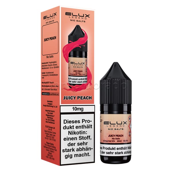Liquid Juicy Peach - ELUX Nikotinsalz