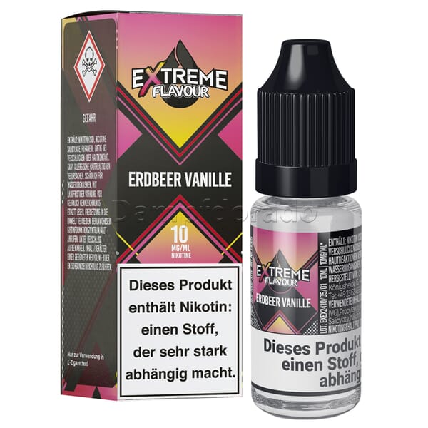 Liquid Erdbeer Vanille - Extreme Flavour Nikotinsalz