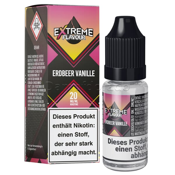 Liquid Erdbeer Vanille - Extreme Flavour Nikotinsalz