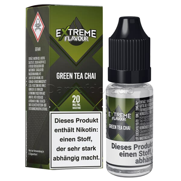 Liquid Green Tea Chai - Extreme Flavour Nikotinsalz