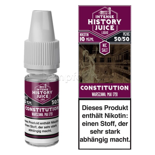 Liquid Constitution - History Juice Intense Nikotinsalz