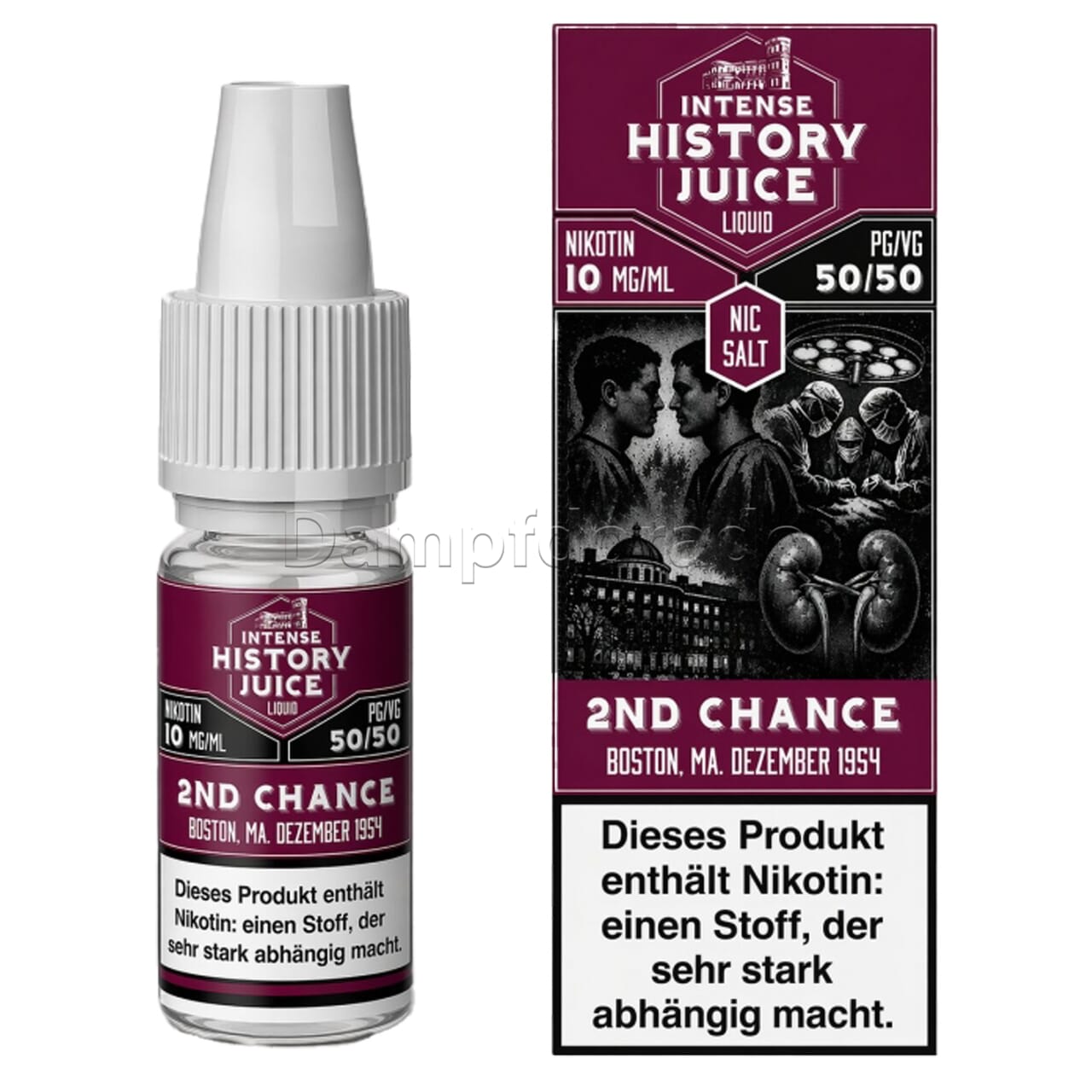 Liquid Second Chance | History Juice Intense Nikotinsalz
