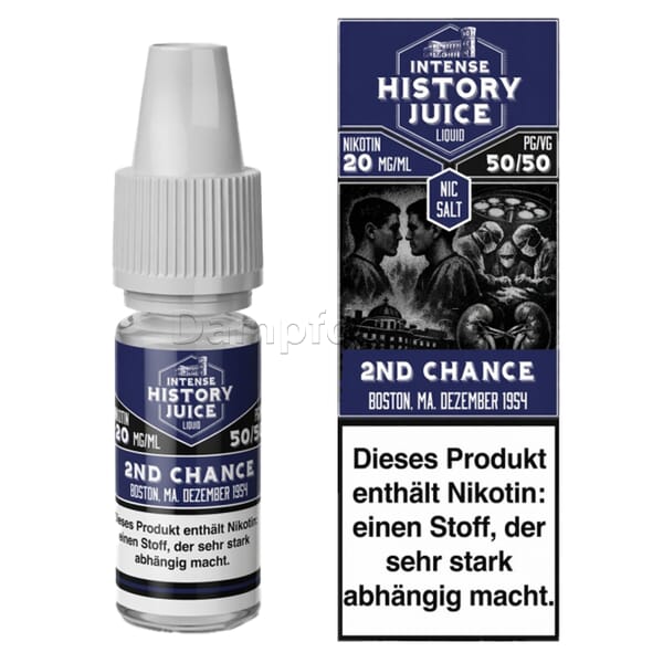 Liquid Second Chance - History Juice Intense Nikotinsalz