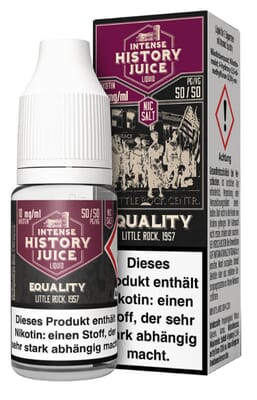Liquid Equality - History Juice Intense Nikotinsalz - Neue Version
