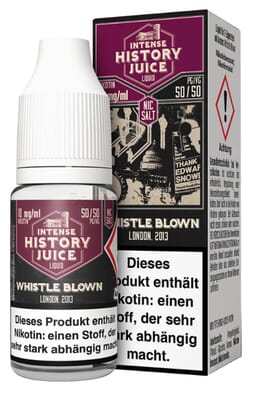 Liquid Whistle Blown - History Juice Intense Nikotinsalz - Neue Version