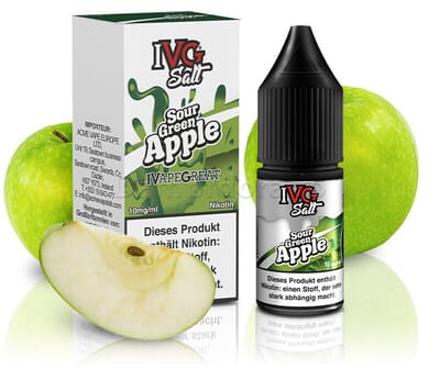 Liquid Sour Green Apple - IVG Nikotinsalz