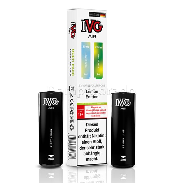 2 IVG Air Pods Multi-Flavour