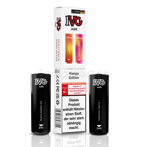 2 IVG Air Pods Multi-Flavour