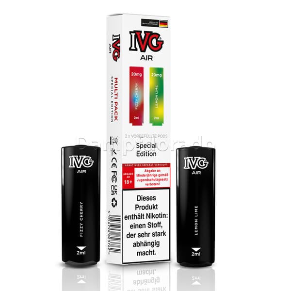 2 IVG Air Pods Multi-Flavour