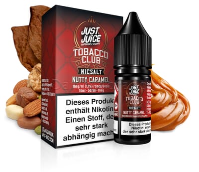 Liquid Nutty Caramel Tobacco - Just Juice Nikotinsalz