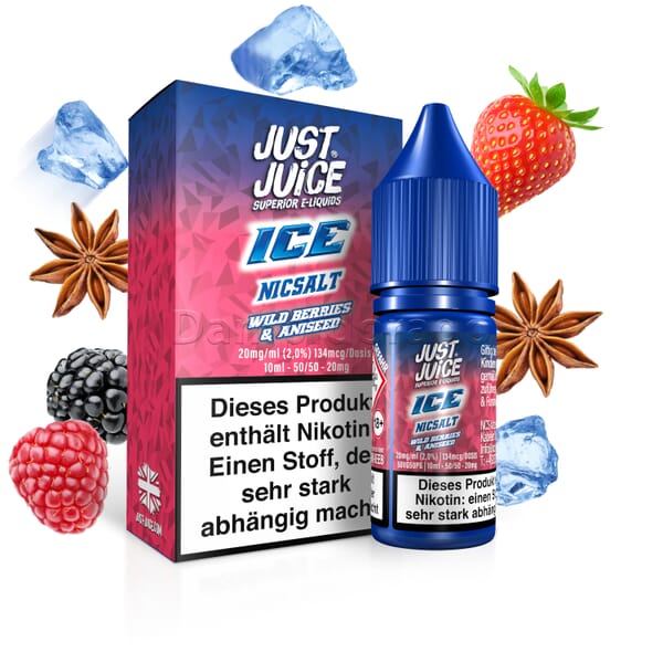 Liquid Wild Berries Aniseed Ice - Just Juice Nikotinsalz