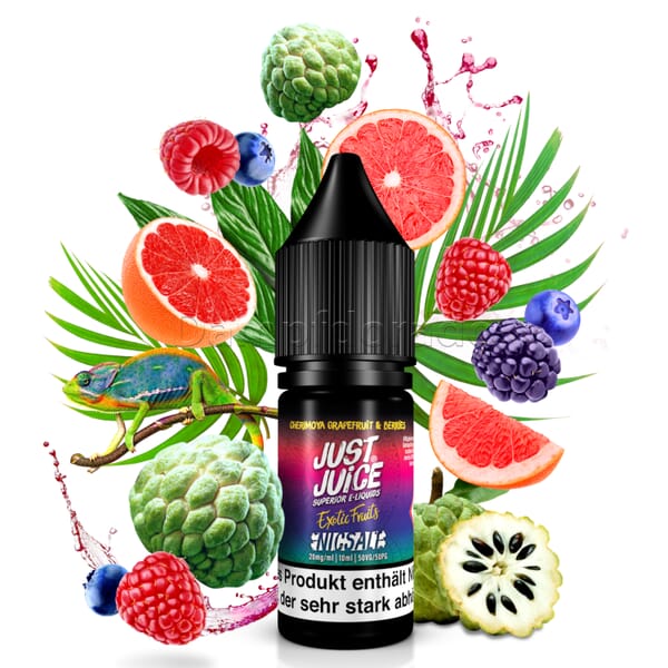 Liquid Exotic Cherimoya Grapefruit &amp; Berries - Just Juice Nikotinsalz
