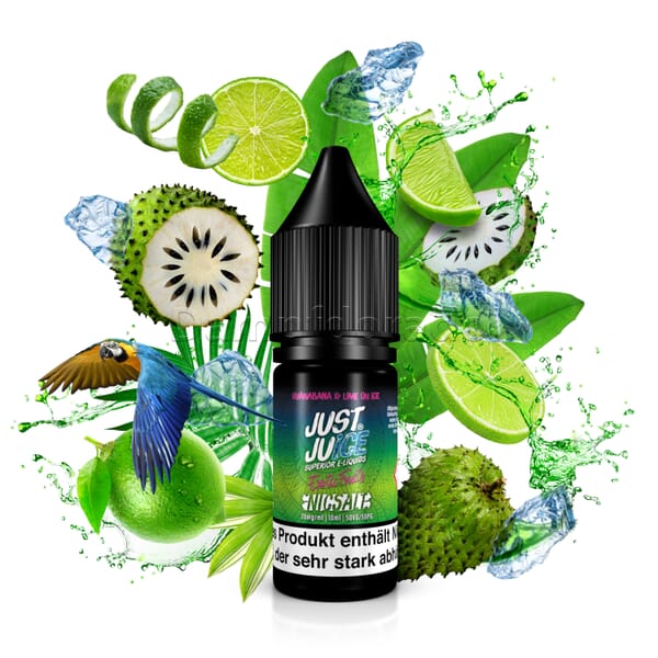 Liquid Exotic Guanabana Lime on Ice - Just Juice Nikotinsalz