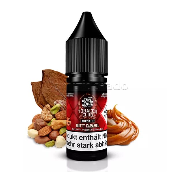 Liquid Nutty Caramel - Just Juice Tobacco Club Nikotinsalz