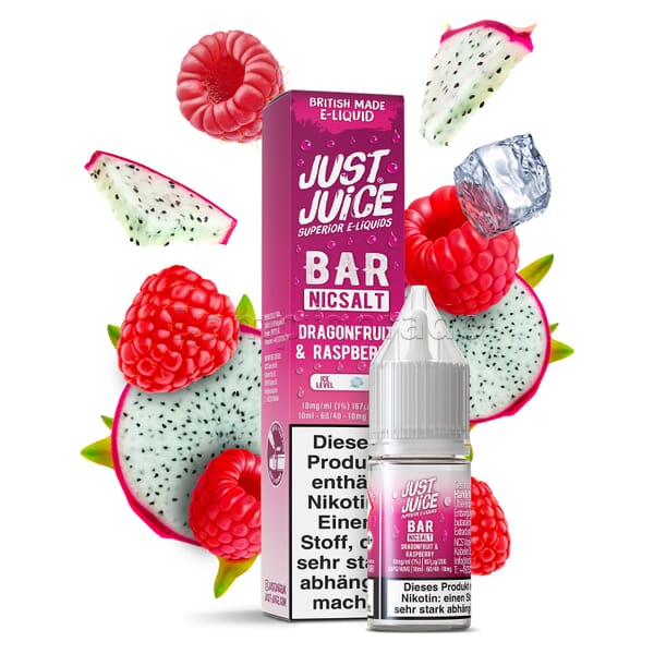 Liquid Dragonfruit &amp; Raspberry - Just Juice Bar Nikotinsalz