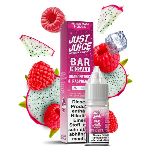 Liquid Dragonfruit &amp; Raspberry - Just Juice Bar Nikotinsalz