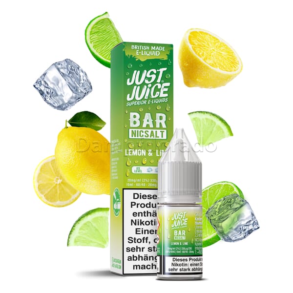 Liquid Lemon &amp; Lime - Just Juice Bar Nikotinsalz