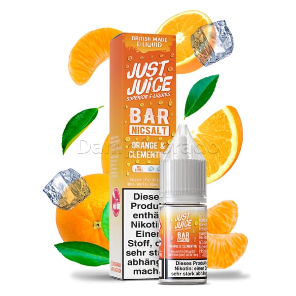 Liquid Orange &amp; Clementine - Just Juice Bar Nikotinsalz