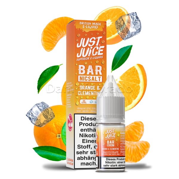 Liquid Orange &amp; Clementine - Just Juice Bar Nikotinsalz