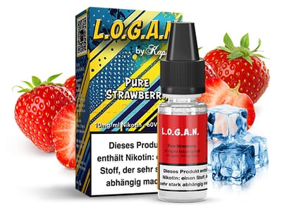 Liquid Pure Strawberry - L.o.g.a.n. Nikotinsalz