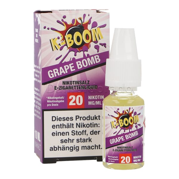 Liquid Grape Bomb - K-Boom Nikotinsalz