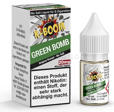 Liquid Green Bomb - K-Boom Nikotinsalz