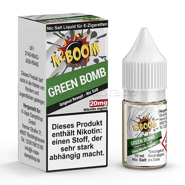 Liquid Green Bomb - K-Boom Nikotinsalz