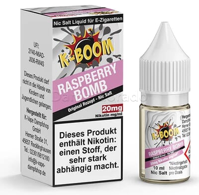Liquid Raspberry Bomb - K-Boom Nikotinsalz