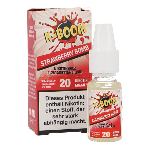 Liquid Strawberry Bomb - K-Boom Nikotinsalz