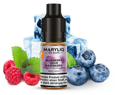 Liquid Blueberry Sour Raspberry - Maryliq Nikotinsalz