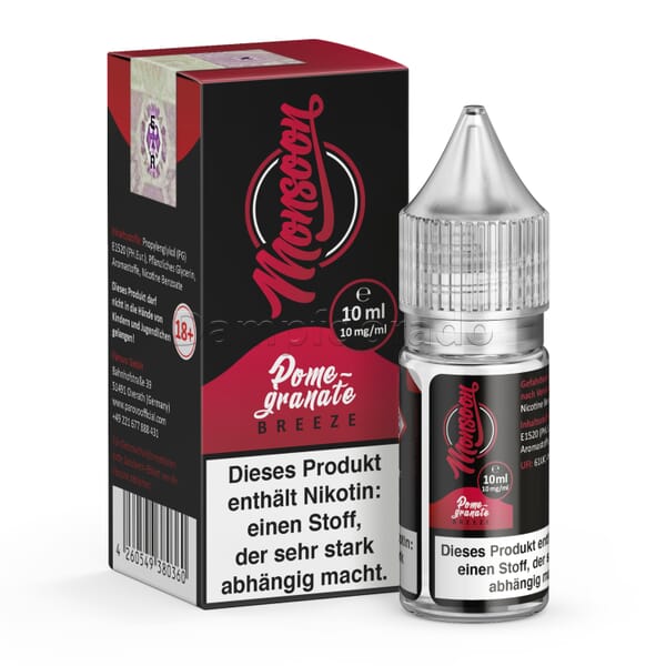 Liquid Pomegranate Breeze - Monsoon Nikotinsalz